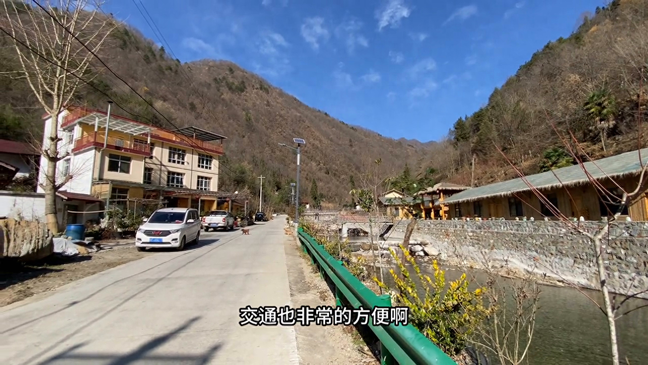 秦岭大山里的闲置民房，刚建成的一家民宿，休闲养老好去处