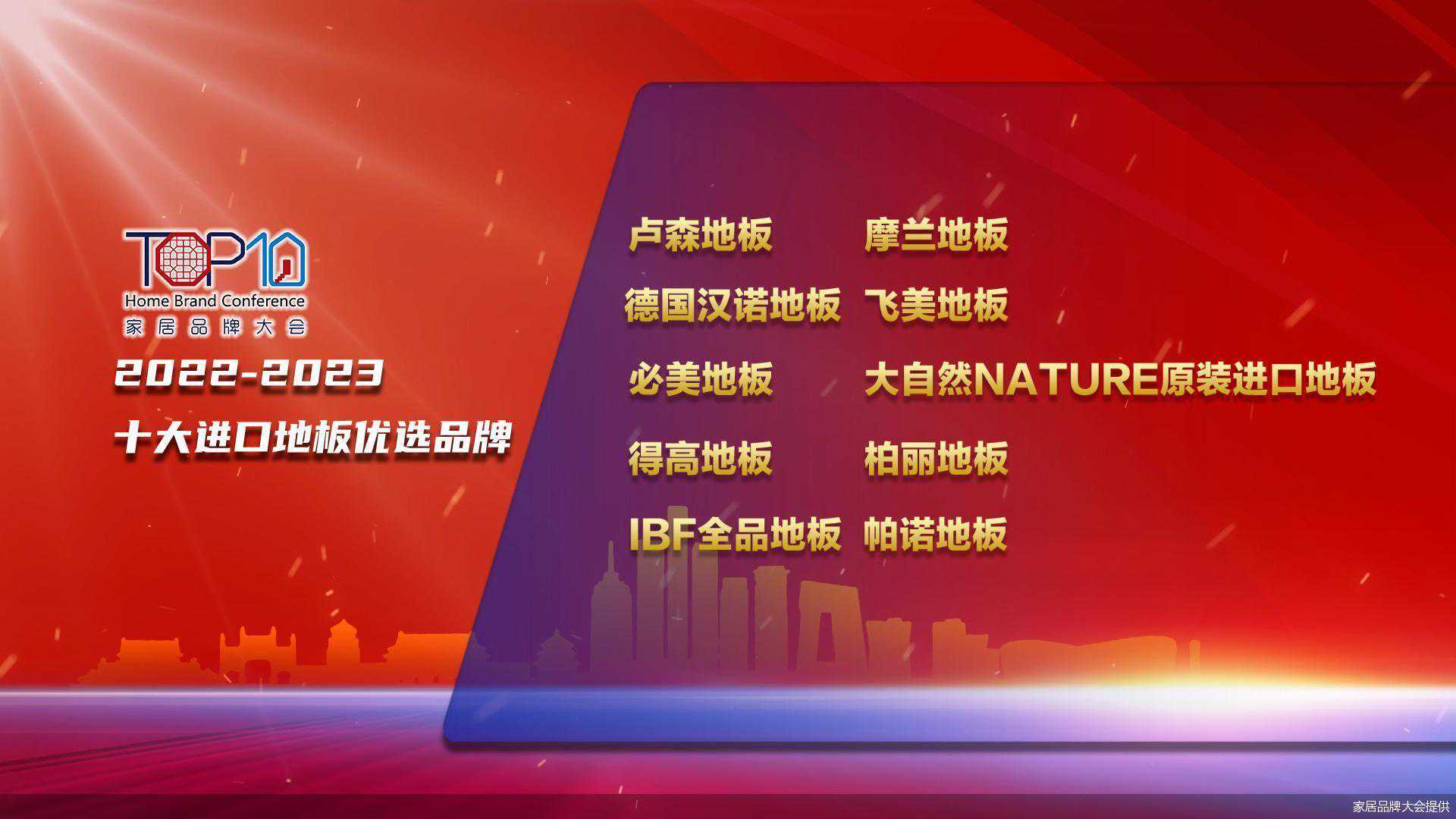 2022-2023十大进口地板优选品牌公开发布