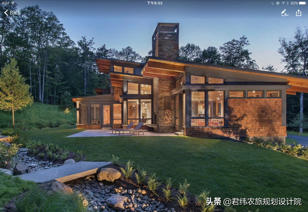 家庭农场内的木屋—天然氧吧，满足餐宿，体验采摘