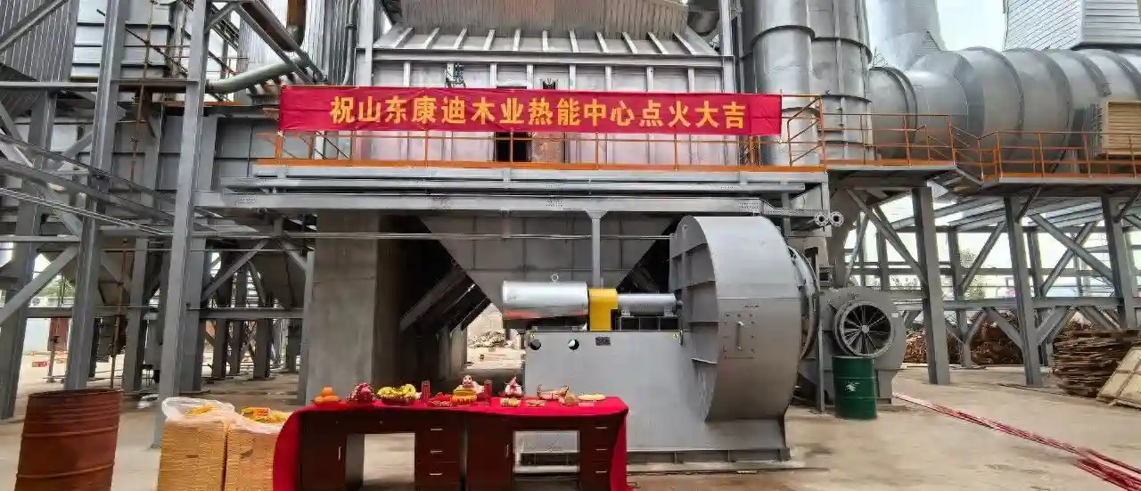 山东康迪木业年产30万m³F0SB项目点火成功！